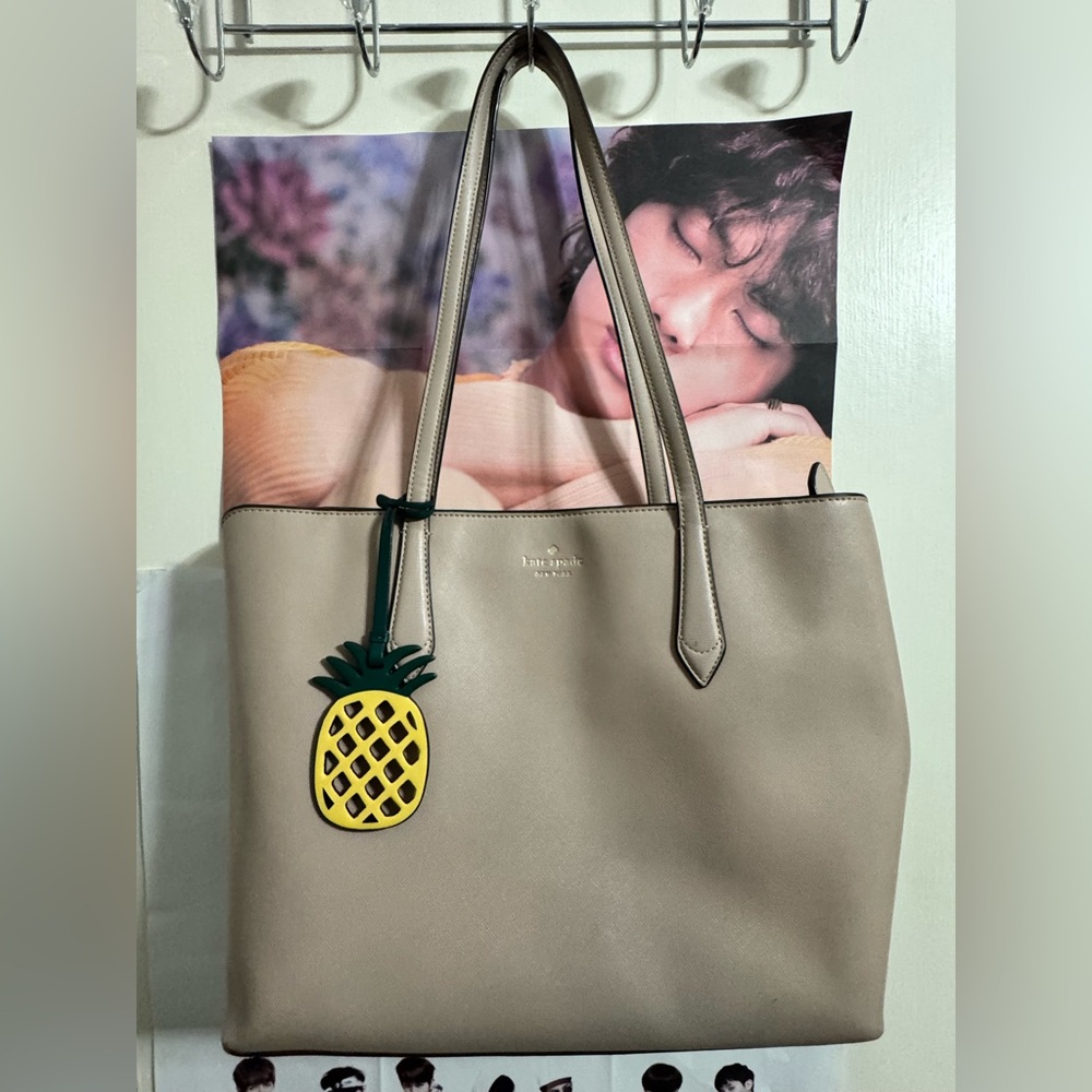 Kate Spade Taupe Tote Bag